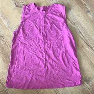 Lululemon Athletica Pink Sleeveless Muscle Tee